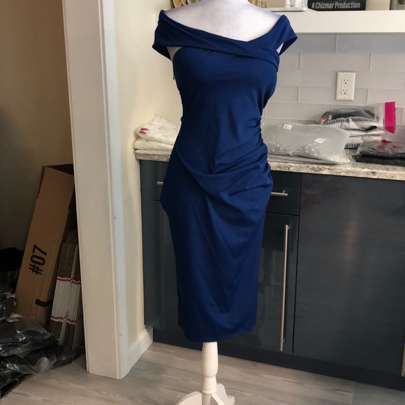 Blue versatile shoulder midi - Picture 3 of 9